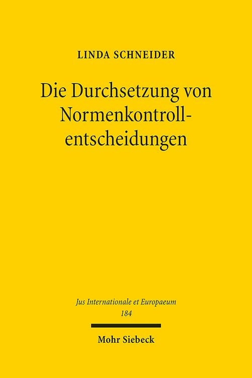 Produktbild: Die Durchsetzung von Normenkontrollentscheidungen