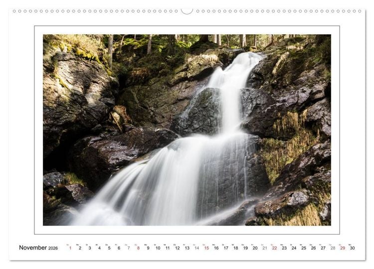 Produktbild: Unterwegs im Bayerischen Wald (Wandkalender 2026 DIN A2 quer), CALVENDO Monatskalender