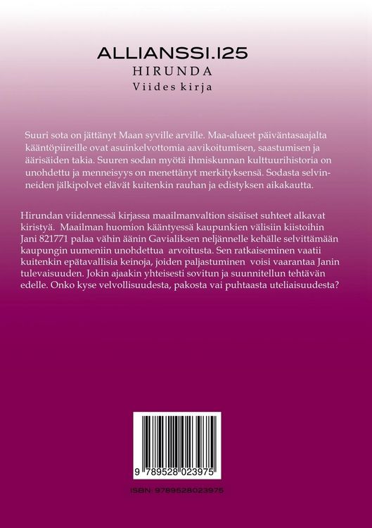 Produktbild: Allianssi.125: Hirunda