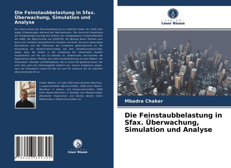 Produktbild: Die Feinstaubbelastung in Sfax. &Uuml;berwachung, Simulation und Analyse