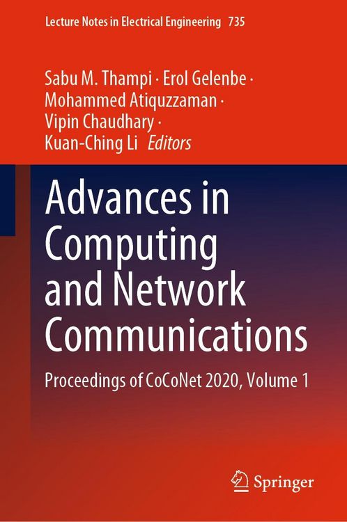 Produktbild: Advances in Computing and Network Communications