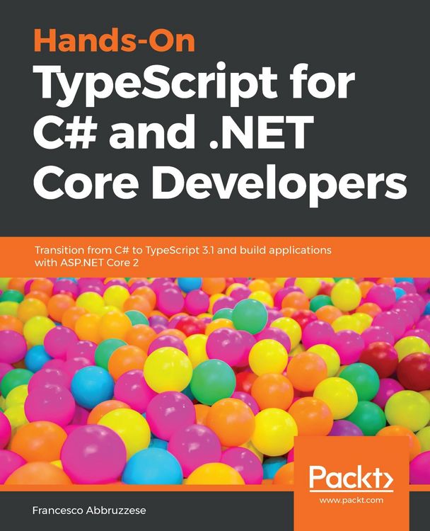 Produktbild: Hands-On TypeScript for C# and .NET Core Developers