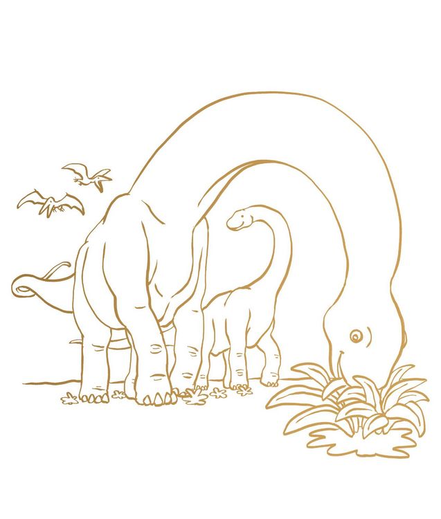 Produktbild: Metallic-Malen (Allosaurus)