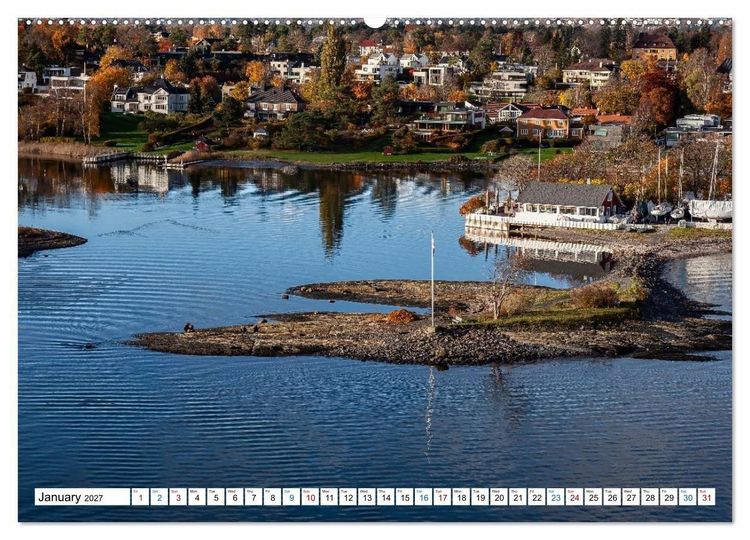 Produktbild: Oslo and the Oslofjord (High Quality Premium Wall Calendar 2027 DIN A2 landscape),CALVENDO 12 Month Wall Calendar
