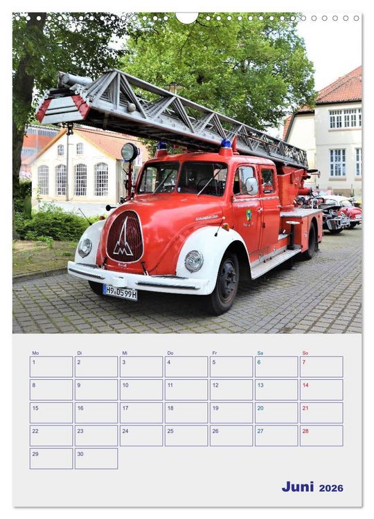 Produktbild: FEUERWEHR-Legende (Wandkalender 2026 DIN A3 hoch), CALVENDO Monatskalender