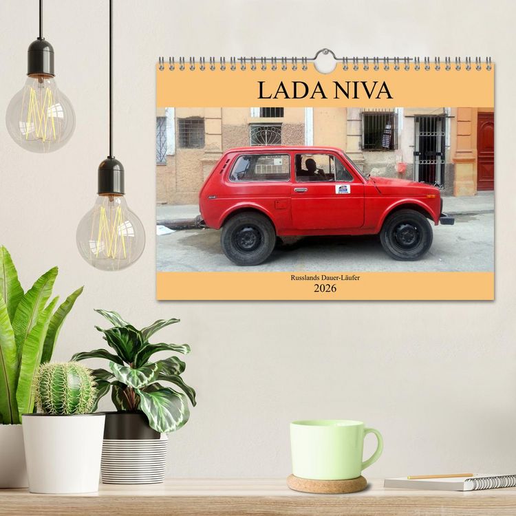 Produktbild: LADA NIVA - Russlands Dauer-L&auml;ufer (Wandkalender 2026 DIN A4 quer), CALVENDO Monatskalender