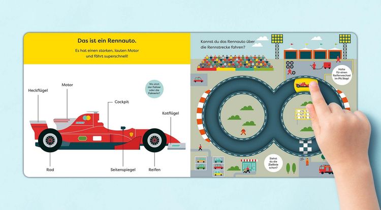 Produktbild: Tut, Tut! &ndash; Mein Schiebebuch: Lass uns Auto fahren!