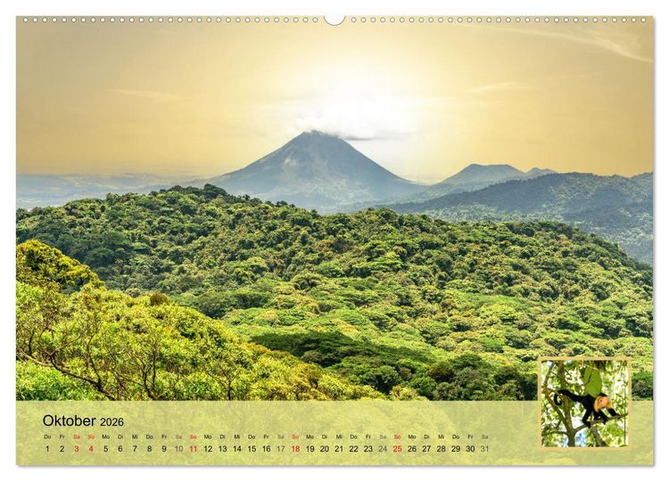 Produktbild: Costa Rica Dreams Tropische Naturwunder (Wandkalender 2026 DIN A2 quer), CALVENDO Monatskalender