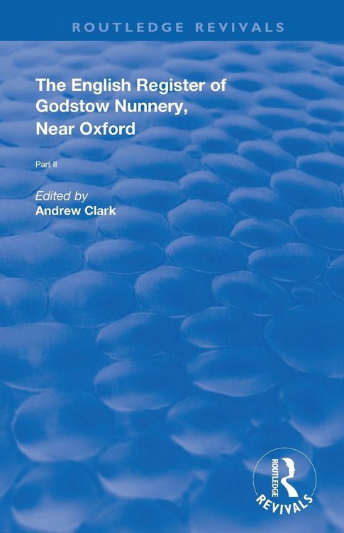 Produktbild: English Register of Godstow Nunnery, Near Oxford