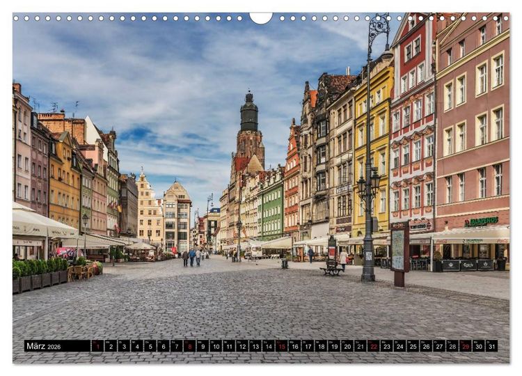 Produktbild: Ein Wochenende in Breslau (Wandkalender 2026 DIN A3 quer), CALVENDO Monatskalender