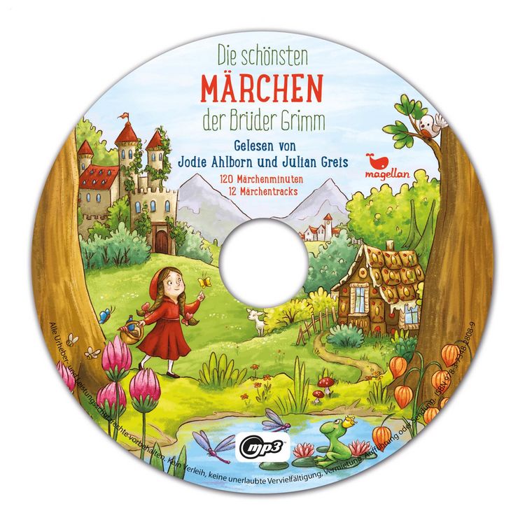 Produktbild: Die schönsten Märchen der Brüder Grimm, mit MP3-CD
