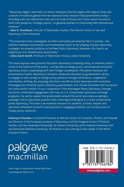 Produktbild: The Domestic Dimension of Public Diplomacy