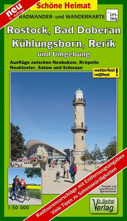 Produktbild: Hansestadt Rostock, Kühlungsborn, Bad Doberan, Rerik und Umgebung 1 : 50 000