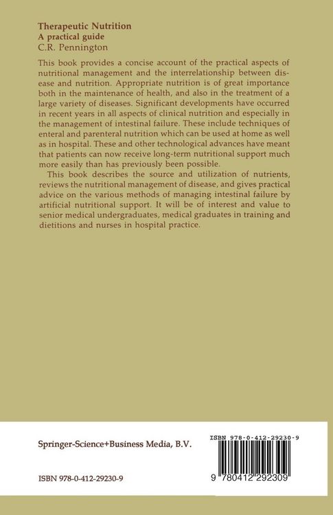 Produktbild: Therapeutic Nutrition