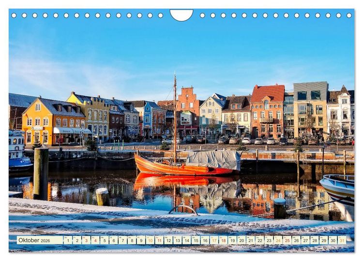 Produktbild: Reise an die Nordsee - Husum (Wandkalender 2026 DIN A4 quer), CALVENDO Monatskalender