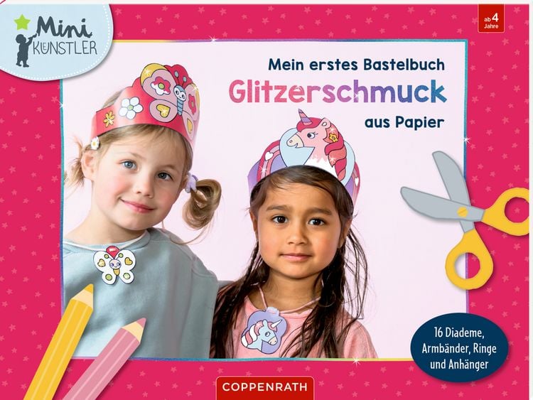 Produktbild: Mein erstes Bastelbuch - Glitzerschmuck aus Papier