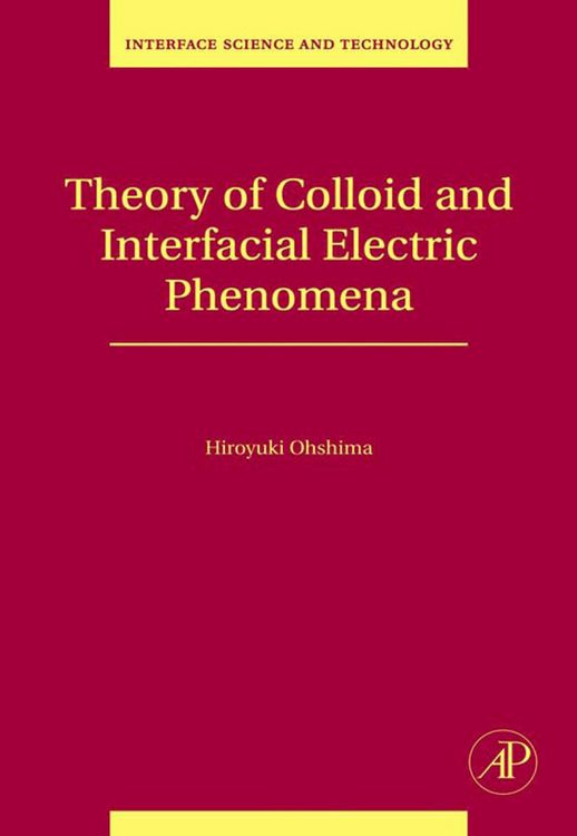 Produktbild: Theory of Colloid and Interfacial Electric Phenomena