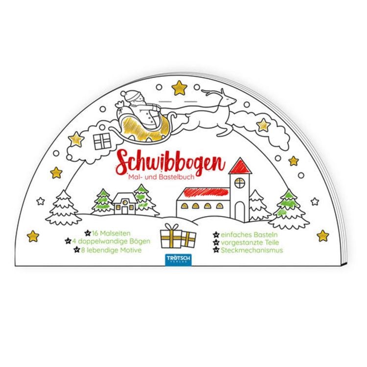 Produktbild: Tr&ouml;tsch Bastelbuch Schwibbogen Mal- und Bastelbuch