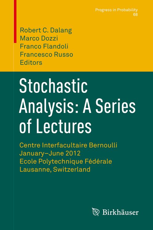 Produktbild: Stochastic Analysis: A Series of Lectures