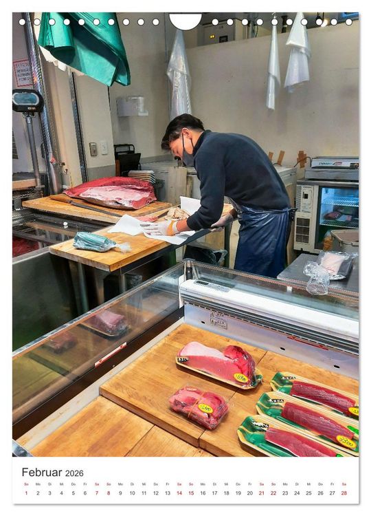Produktbild: Japanisches Streetfood (Wandkalender 2026 DIN A4 hoch), CALVENDO Monatskalender