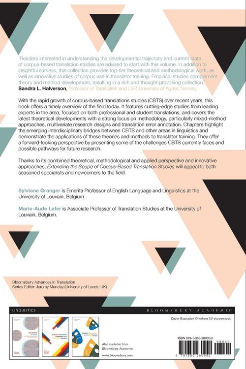 Produktbild: Extending the Scope of Corpus-Based Translation Studies