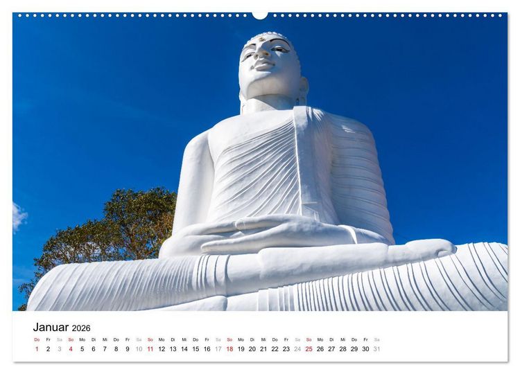 Produktbild: Urlaub in Sri Lanka - Reise durch Asien, Kultur und Natur (hochwertiger Premium Wandkalender 2026 DIN A2 quer), Kunstdruck in Hochglanz