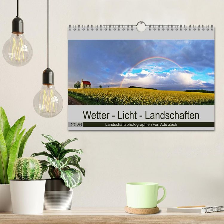 Produktbild: Wetter - Licht - Landschaften (Wandkalender 2026 DIN A4 quer), CALVENDO Monatskalender
