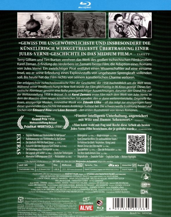 Produktbild: Die Erfindung des Verderbens (1958) (Filmjuwelen / DEFA Science Fiction)