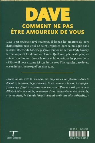 Produktbild: Comment ne pas &ecirc;tre amoureux de vous : m&eacute;moires