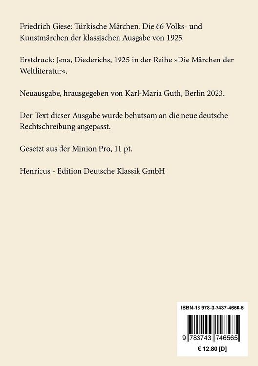 Produktbild: T&uuml;rkische M&auml;rchen