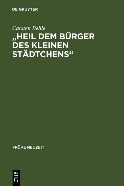 Produktbild: "Heil dem B&uuml;rger des kleinen St&auml;dtchens"