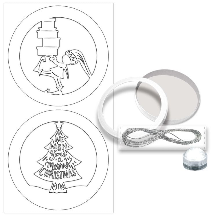 Produktbild: URSUS Light boxes "Gnome & Tree", &Oslash; 11 cm