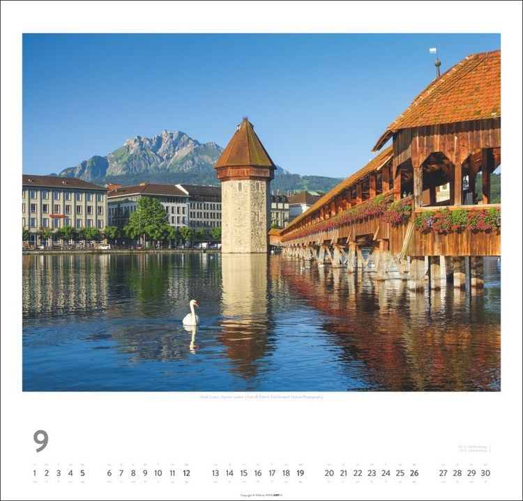 Produktbild: Schweiz Kalender 2027 - Sch&ouml;nste Landschaften und Ansichten