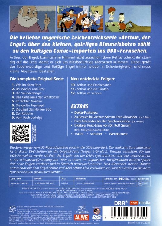 Produktbild: Arthur, der Engel - Gesamtedition (DEFA Filmjuwelen)