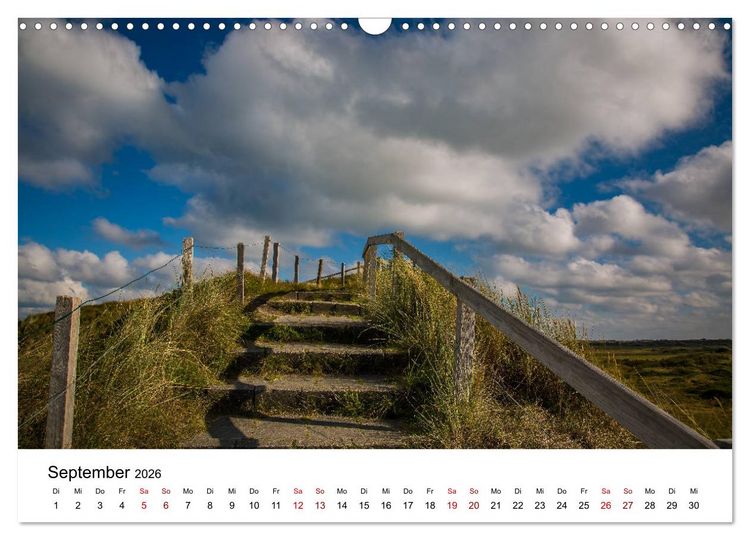 Produktbild: Langeoog &ndash; Ein Herbst auf der Insel des Lebens (Wandkalender 2026 DIN A3 quer), CALVENDO Monatskalender