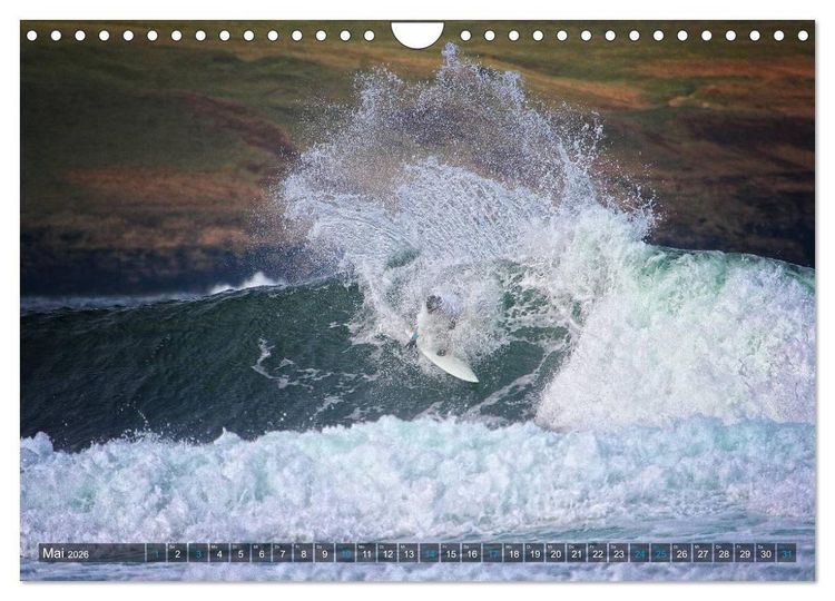 Produktbild: Faszination Surfen (Wandkalender 2026 DIN A4 quer), CALVENDO Monatskalender