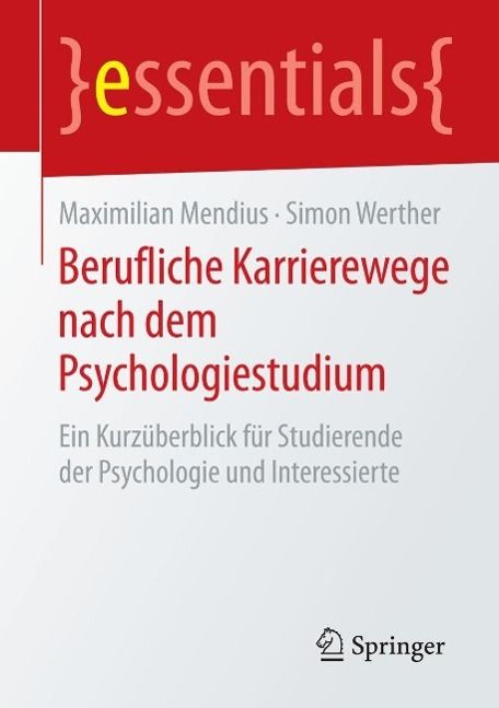 Produktbild: Berufliche Karrierewege nach dem Psychologiestudium