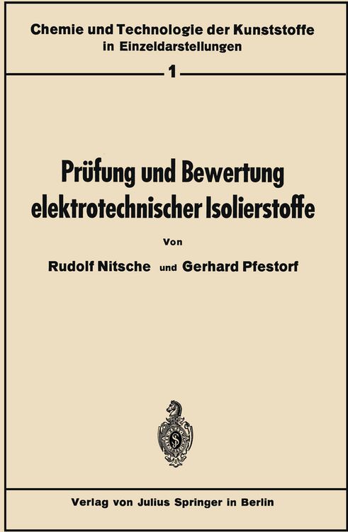 Produktbild: Pr&uuml;fung und Bewertung elektrotechnischer Isolierstoffe