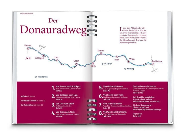 Produktbild: KOMPASS Radreisef&uuml;hrer Donauradweg &Ouml;sterreich