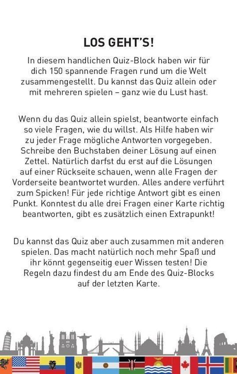 Produktbild: Das gro&szlig;e L&auml;nder-Quiz I ab 10 Jahren