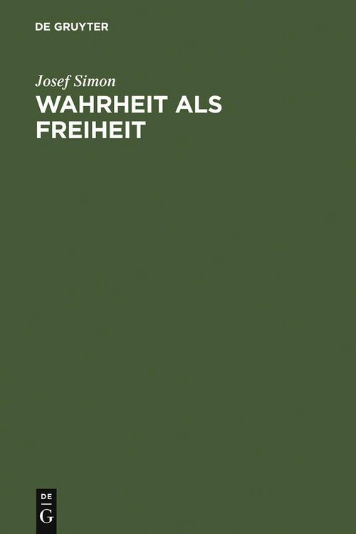 Produktbild: Wahrheit als Freiheit