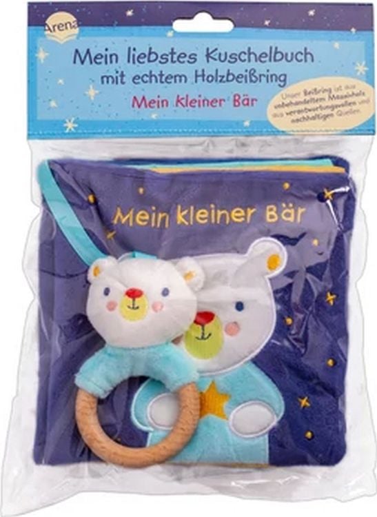 Produktbild: Mein liebstes Kuschelbuch mit echtem Holzbei&szlig;ring. Mein kleiner B&auml;r