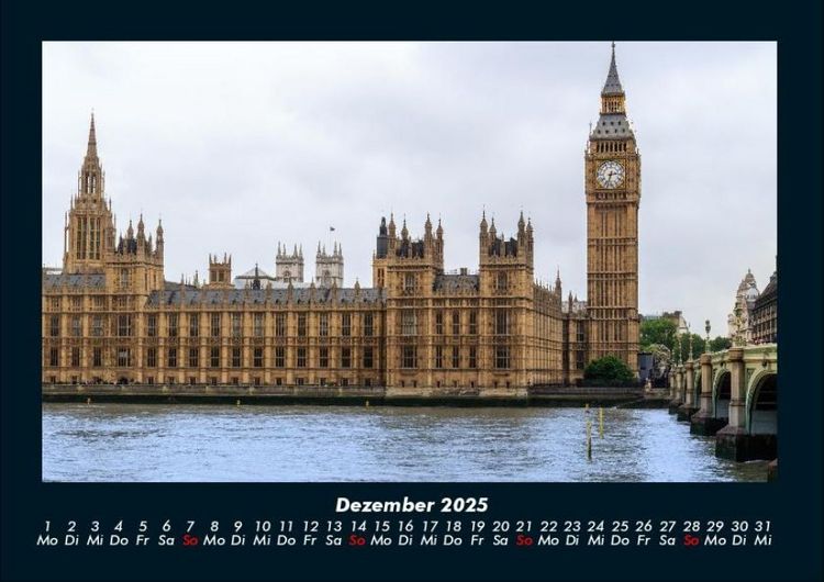 Produktbild: London - Impressionen 2025 Fotokalender DIN A4