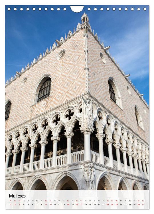 Produktbild: Venedig - Zwischen Wasser und Himmel (Wandkalender 2026 DIN A4 hoch), CALVENDO Monatskalender