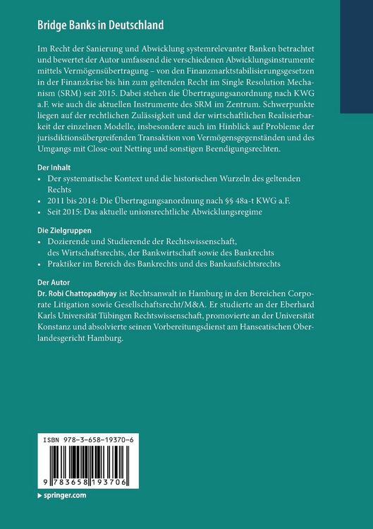 Produktbild: Bridge Banks in Deutschland