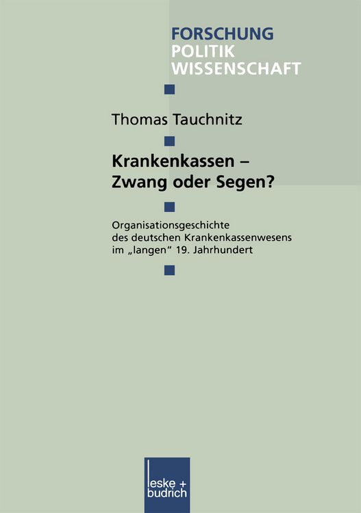 Produktbild: Krankenkassen &mdash; Zwang oder Segen?