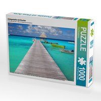 Produktbild: CALVENDO Puzzle Anlegestelle mit Booten 1000 Teile Lege-Gr&ouml;&szlig;e 64 x 48 cm Foto-Puzzle Bild von iPics Photography