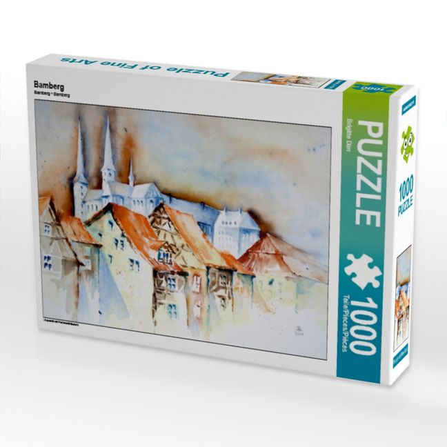 Produktbild: CALVENDO Puzzle Bamberg | 1000 Teile Lege-Gr&ouml;&szlig;e 64x48cm Foto-Puzzle f&uuml;r gl&uuml;ckliche Stunden
