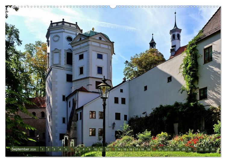 Produktbild: Augsburg - Stadt des Wassers zwischen Lech und Wertach (hochwertiger Premium Wandkalender 2026 DIN A2 quer), Kunstdruck in Hochglanz