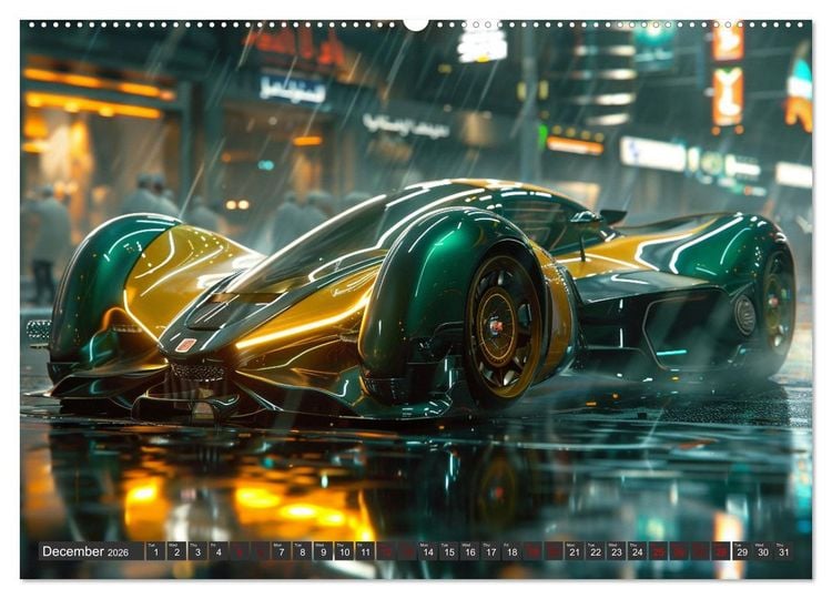 Produktbild: Fast, noble, elegant (High Quality Premium Wall Calendar 2026 DIN A2 landscape),CALVENDO 12 Month Wall Calendar